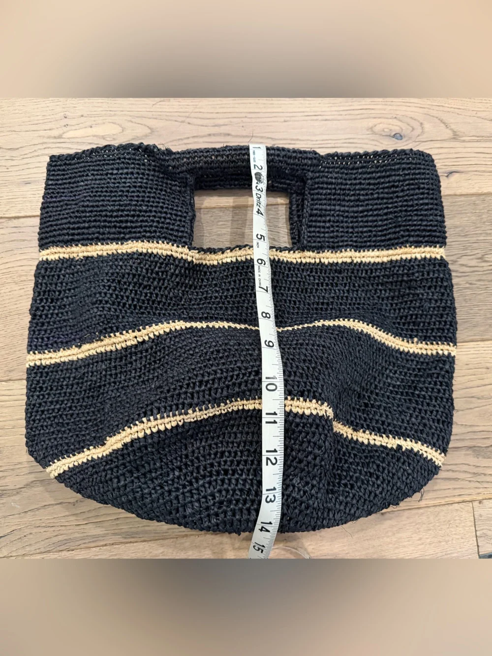 Mar y sol - Black & Natural Camden Tote